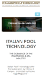 Mobile Screenshot of italianpooltechnology.com